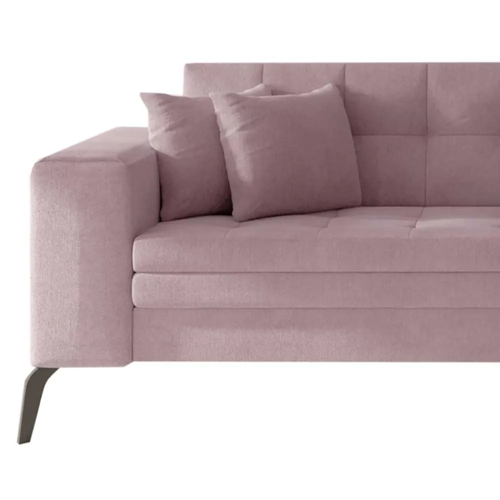 Wohnen Sofas|Sofa*Viersitzer Funktionssofa in Hellrosa - Tribial