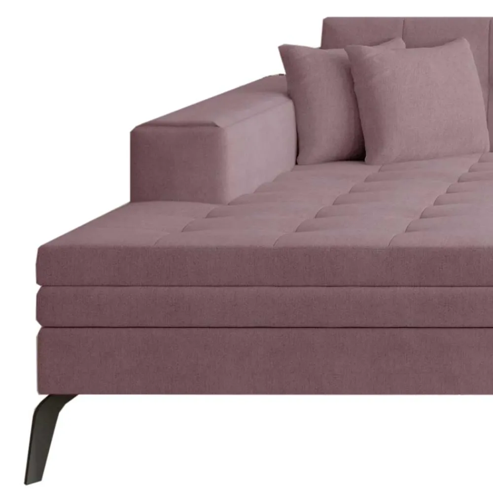 Wohnen Sofas|Sofa*Viersitzer Funktionssofa in Hellrosa - Tribial