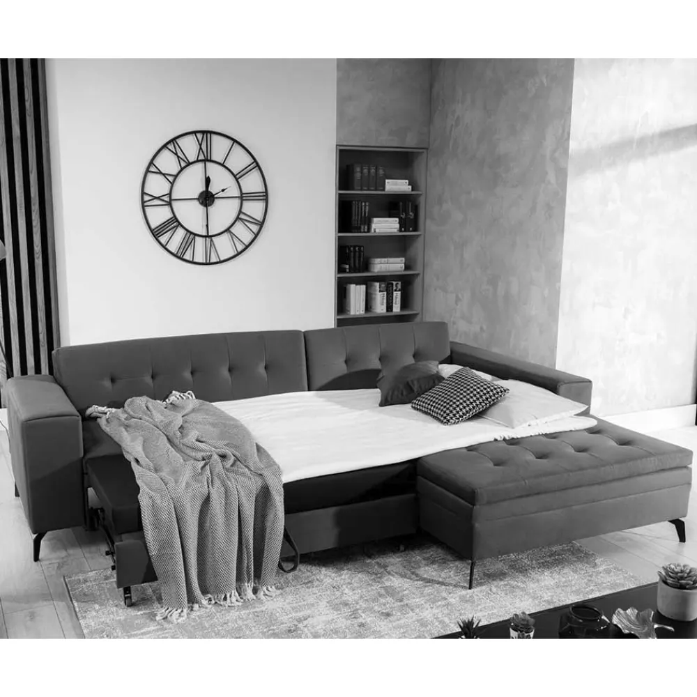 Wohnen Sofas|Sofa*Viersitzer Funktionssofa in Hellrosa - Tribial