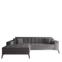 Wohnen Schlafsofas*Viersitzer Sofaecke in Beigegrau - Javolena