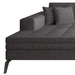 Wohnen Schlafsofas*Viersitzer Sofaecke in Beigegrau - Javolena