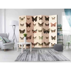 Kinder Wohnen Vintage Design Raumteiler aus Leinwand - Hank