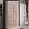 Wohnen Vintage Design Schrank in White Wash - Uladan
