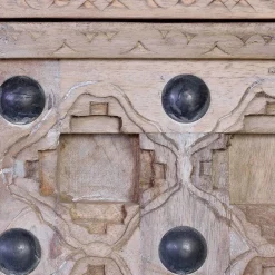 Wohnen Vintage Design TV Kommode in White Wash - Uladan