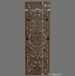 Wohnen Vintage Möbel|Diele Komplett*Vintage Dielenmöbel mit Schnitzereien - Runiasa (fünfteilig)