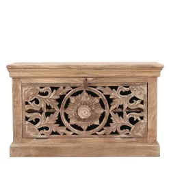 Wohnen Vintage Möbel|Diele Komplett*Vintage Dielenmöbel mit Schnitzereien - Runiasa (fünfteilig)