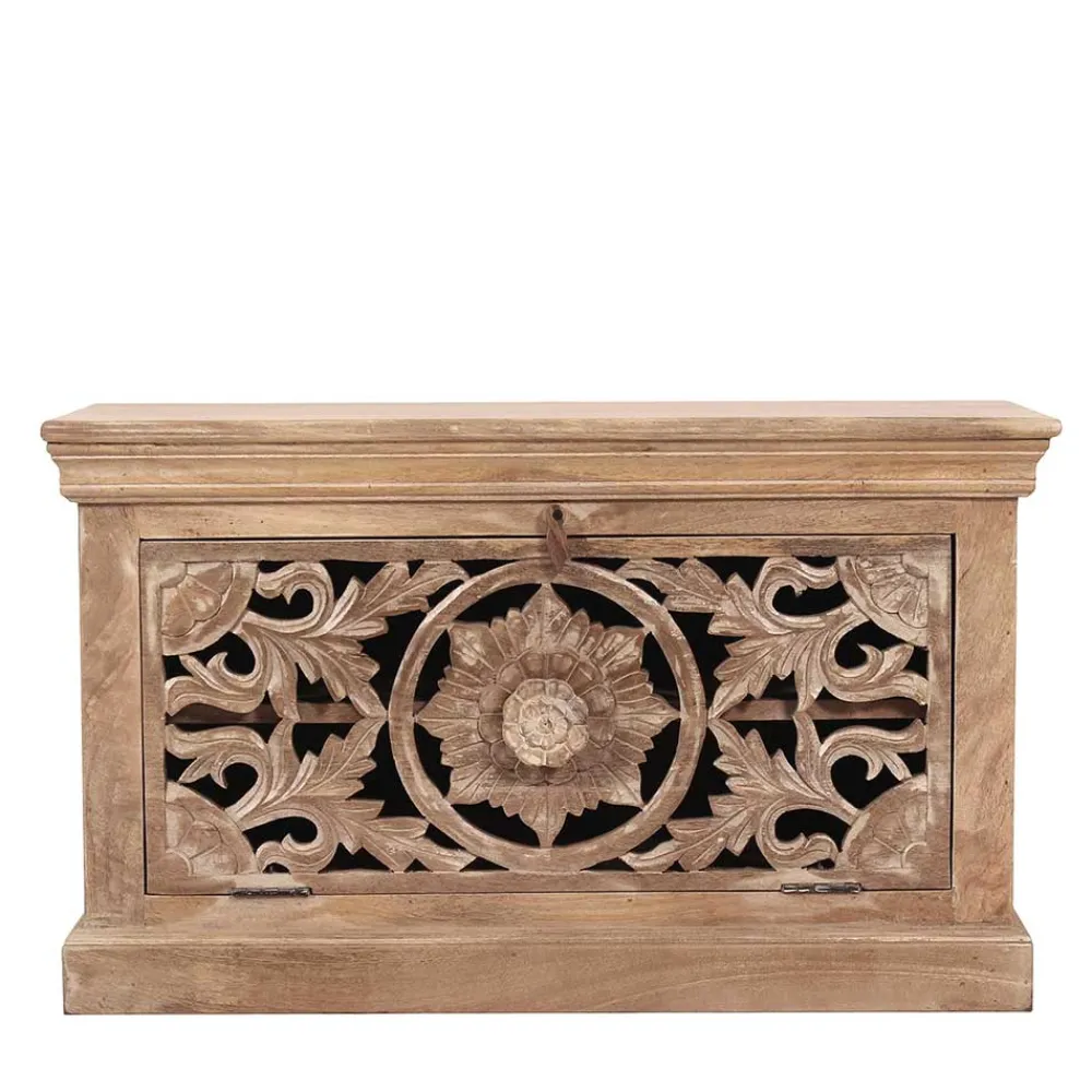 Wohnen Vintage Möbel|Diele Komplett*Vintage Dielenmöbel mit Schnitzereien - Runiasa (fünfteilig)