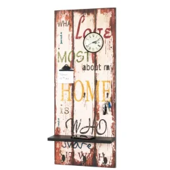 Wohnen Vintage Möbel|Garderoben*Vintage Garderobe Coventry mit Uhr