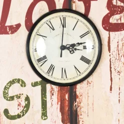 Wohnen Vintage Möbel|Garderoben*Vintage Garderobe Coventry mit Uhr