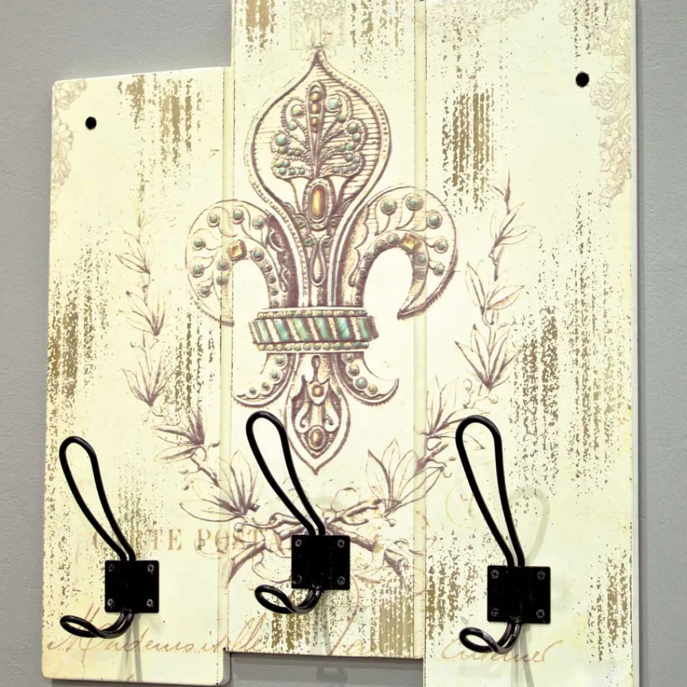 Wohnen Vintage Garderobe Rioja in Creme Goldfarben