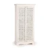 Wohnen Vintage Garderobenschrank in White Wash Holz - Toscana