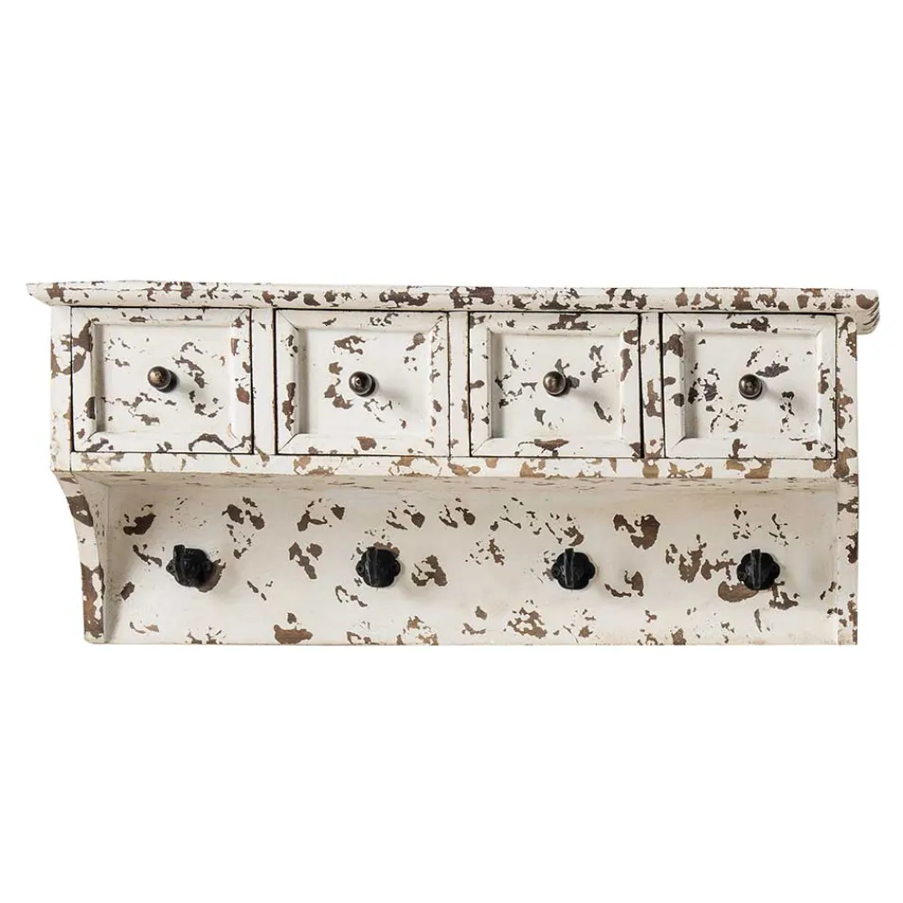 Wohnen Küchenregale|Esszimmerregale*Vintage Küchenregal mit Schubladen & Haken - Naharas