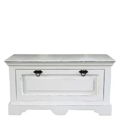 Wohnen Vintage Möbel|Schuhschränke*Vintage Landhaus Schuhbank in Antikweiß - Wittgenstein