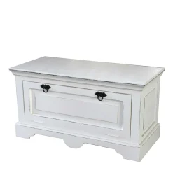 Wohnen Vintage Möbel|Schuhschränke*Vintage Landhaus Schuhbank in Antikweiß - Wittgenstein