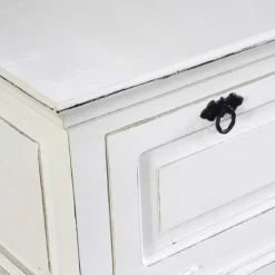 Wohnen Vintage Möbel|Schuhschränke*Vintage Landhaus Schuhbank in Antikweiß - Wittgenstein