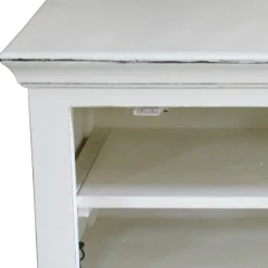 Wohnen Vintage Möbel|Schuhschränke*Vintage Landhaus Schuhbank in Antikweiß - Wittgenstein