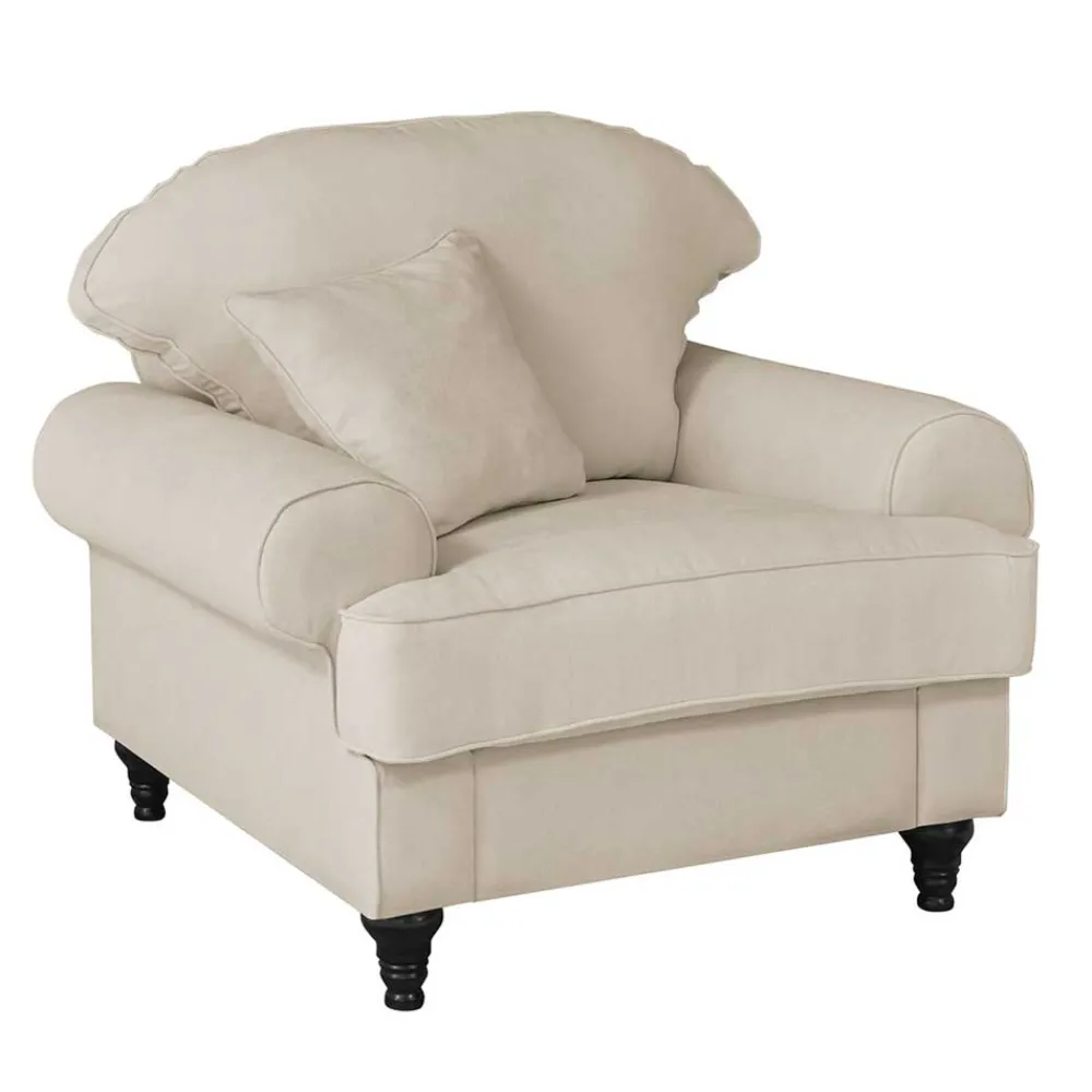 Wohnen Braune Möbel|Vintage Möbel*Vintage Sessel im Landhaus Look - Merandes