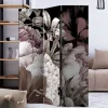 Wohnen Vintage Style Paravent mit Blumenmotiv bedruckt - Borgionsa