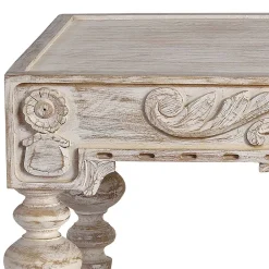 Wohnen Vintage Wohnzimmertisch in Mangoholz White Wash - Lornas