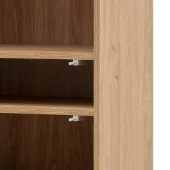 Wohnen Vitrine in Eiche Stone Holzoptik - Jaskin