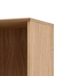 Wohnen Vitrine in Eiche Stone Holzoptik - Jaskin