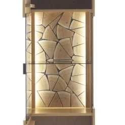 Wohnen Vitrine in Wildeiche teilmassiv - Dagmy