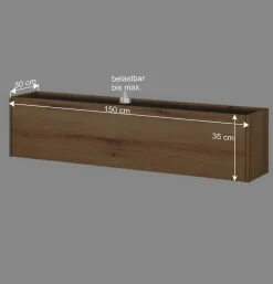 Wohnen Wohnzimmerschränke|Wohnwände*Vitrine und Hängeschränke Set - Colomania (dreiteilig)