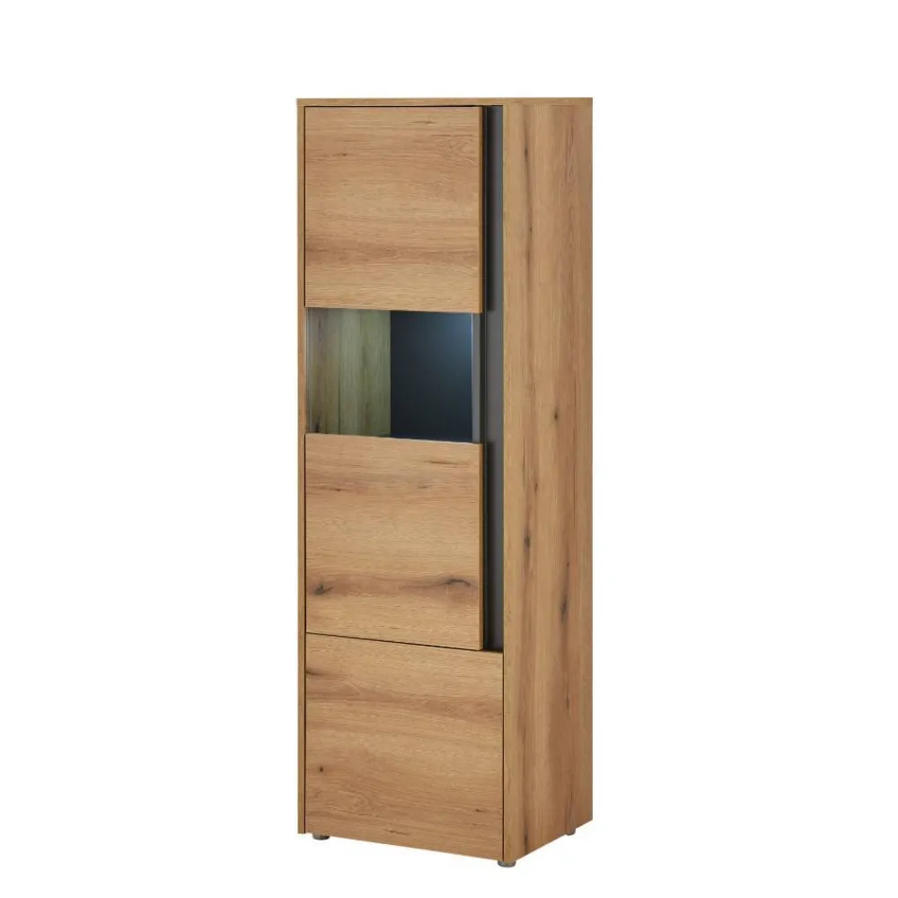 Wohnen Wohnzimmerschränke|Wohnwände*Vitrine und Hängeschränke Set - Colomania (dreiteilig)