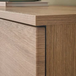 Wohnen Sideboards & Kommoden|Kommoden*Vitrinen-Highboard in Eiche Holzoptik - Brocus