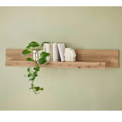 Wohnen Wohnwände|Wohnwand*Vitrinenkombination und Wandboard Set - Brocus (vierteilig)