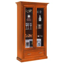 Wohnen Vitrinenschrank in Kirschbaumfarben - Manukau