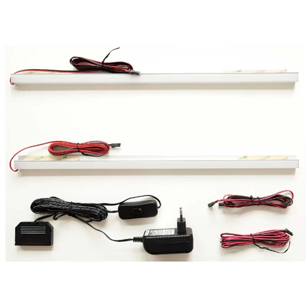 Wohnen Vitrinenschrank in Weiß und Schwarzgrau - Loazin