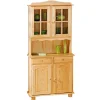 Wohnen Esszimmer-Vitrinen|Esszimmerschränke*Vitrinenschrank Nabrosia im Landhausstil