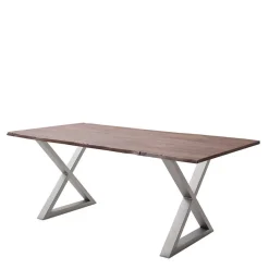 Wohnen Waldkantentisch in Walnuss Braun - Bekunion