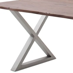 Wohnen Waldkantentisch in Walnuss Braun - Bekunion