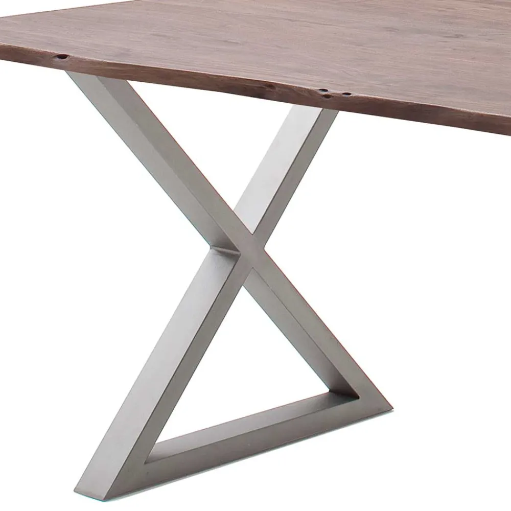 Wohnen Waldkantentisch in Walnuss Braun - Bekunion