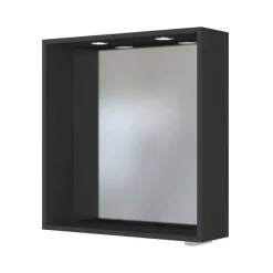 Wohnen Wand Bad Möbel Kombi in Grau - Estregos (sechsteilig)