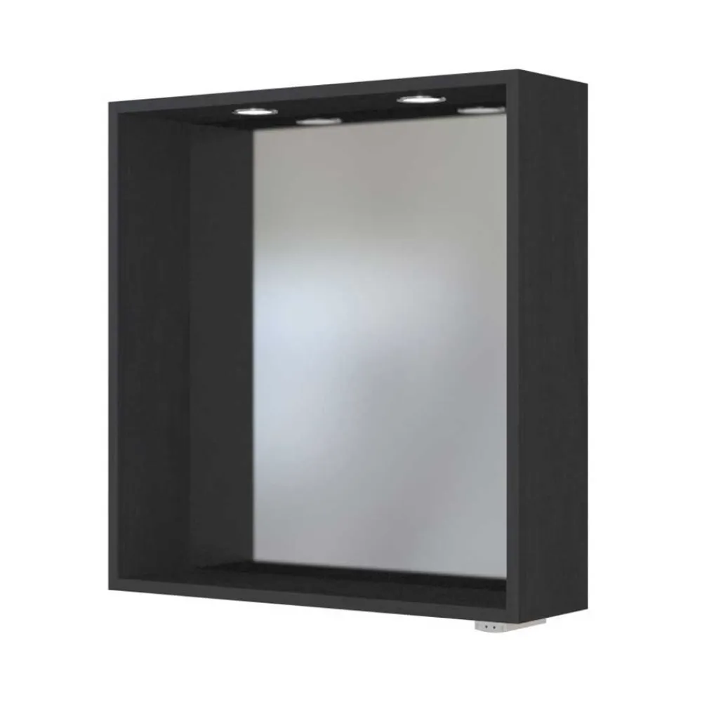 Wohnen Wand Bad Möbel Kombi in Grau - Estregos (sechsteilig)