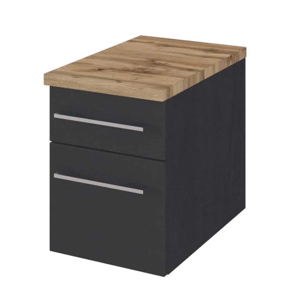 Wohnen Wand Bad Möbel Kombi in Grau - Estregos (sechsteilig)