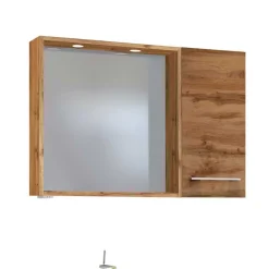 Wohnen Wand Badmöbel-Set in Holz - Userina I (dreiteilig)