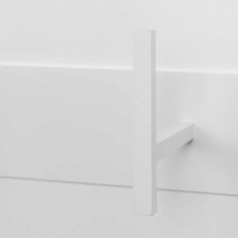 Wohnen Wand Design-Hakenleiste in Weiß - Jasefiana