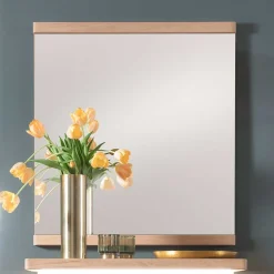 Wohnen Spiegel|Flurspiegel*Wand Flur Spiegel in Eiche Bianco - Arkadiuz