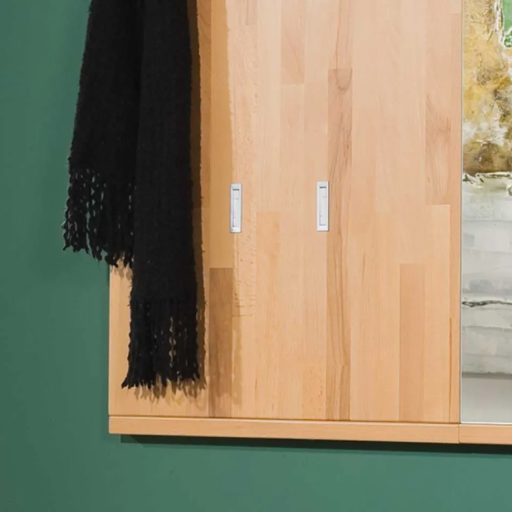 Wohnen Wand Flurgarderobe Wislama aus Kernbuche Massivholz