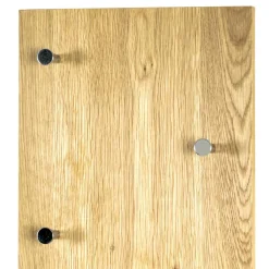 Wohnen Wand Garderobe Eiche Furnier Colocca mit 7 Haken