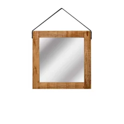 Wohnen Wand Hängespiegel mit Holzrahmen aus Mango - Nicono