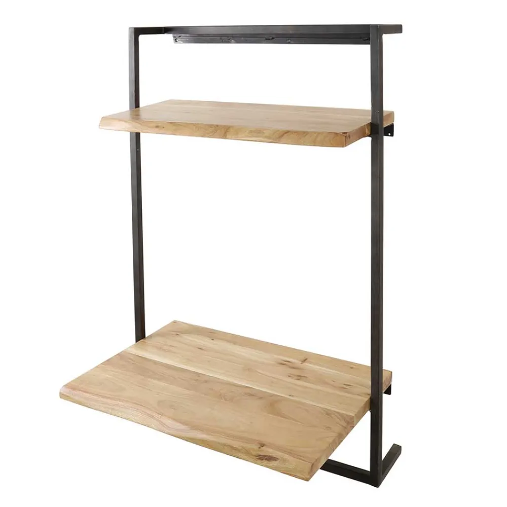 Wohnen Bartische*Wand Schreibtisch mit Baumkanten Platten - Vadimma