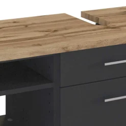 Wohnen Wand Waschbecken Unterschrank 90x41 cm - Estregos