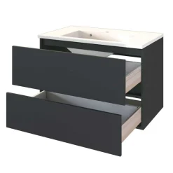 Wohnen Wand Waschplatz mit 2 Schubladen - Cathyl