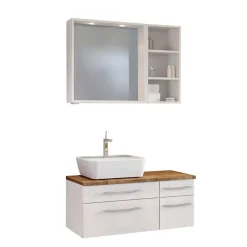 Wohnen Wand Waschtisch Komplettset - Enwicos II (dreiteilig)