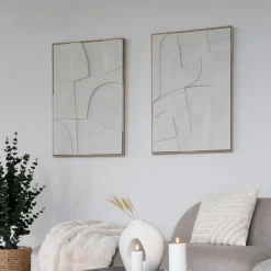 Wohnen Wandbilder*Wandbild mit abstraktem Relief - Clause